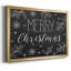 "Merry Christmas Chalkboard", art textuel sur toile-885754640-885754647