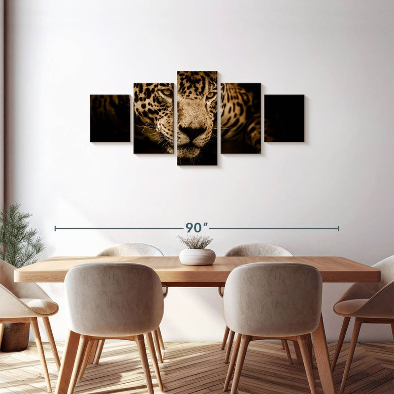 Jaguar Portrait, 30" H x 68" W