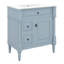Meuble-lavabo 30 po avec lavabo, meuble-lavabo autoportant avec tiroir rabattable, 2 tiroirs et tablette réglable-408505093