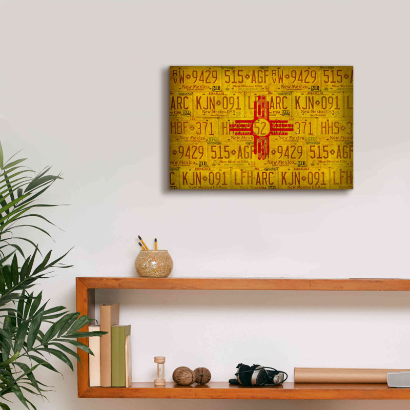 «New Mexico State Flag» par Design Turnpike, H 12 po x l 18 po x P 0,75 po
