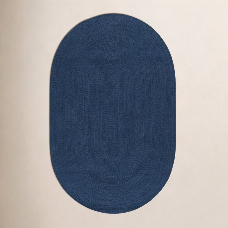 Tapis d'intérieur tissé à la main Albus, 4'-0" x 6'-0" Oval