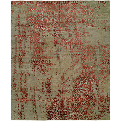 Guyanne Area Rug in Beige/Red