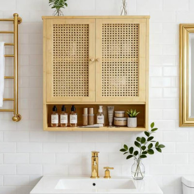 Allizon Bamboo Bathroom Cabinet