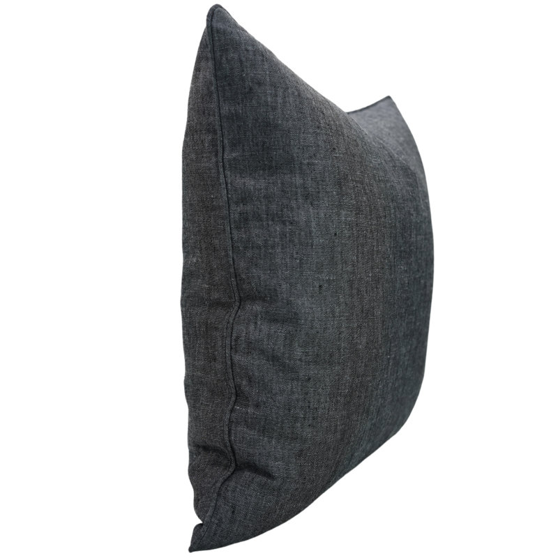 Housse de coussin 14 po x 14 po Fab Divine - Élégante et durable, gris, H 20 po x l 12 po