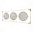 Gold And White Frame With Mirror
