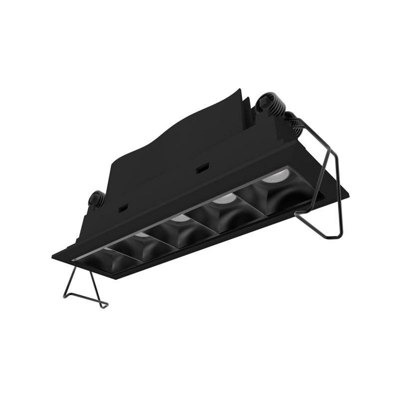 Aluminium Recessed Housing, Black