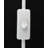 Enriko Plug-in Corner Wall Light