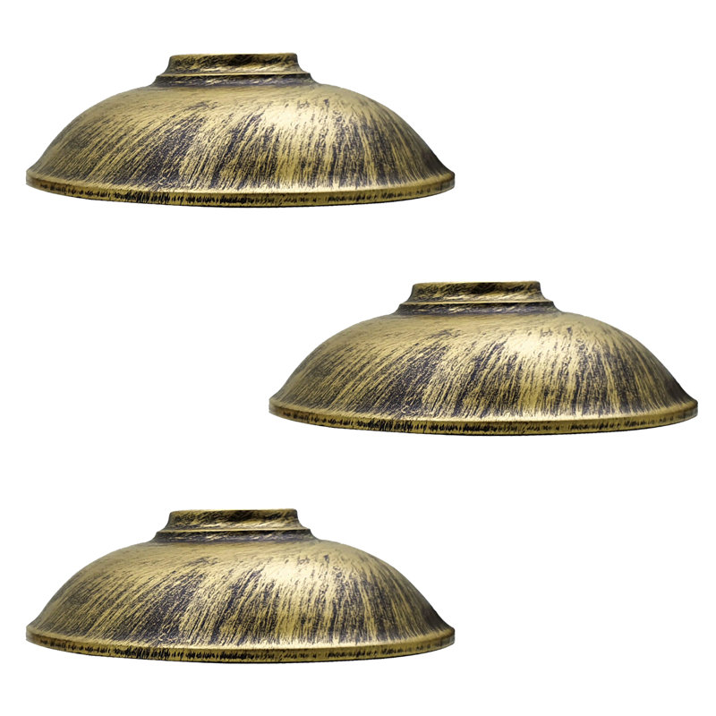 Calmar 7cm H Metal Bowl Lamp Shade ( Uno ), Brushed Brass