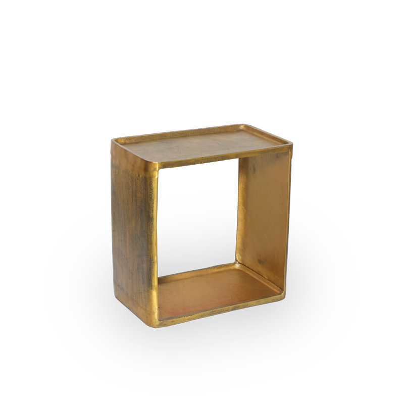 DERWANT SIDE TABLE ANTIQUE BRASS