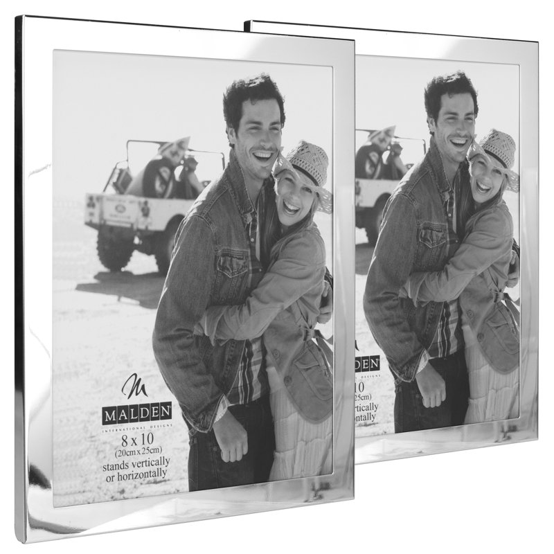 Essentials Silver Metal Matte Picture Frame, 8" x 10"
