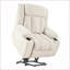 Fauteuil inclinable électrique inclinable pour personnes âgées, canapé simple classique avec repose-pieds allongé, 2 porte-gobelets, poches latérales, télécommande | Gris clair | Velours flocon de neige-973260249