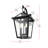 Leandra Outdoor Wall Sconce in Black-764797812