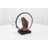 Cole And Grey Resin Family Horse Room Copper Table Lamp With Circle And Square Base