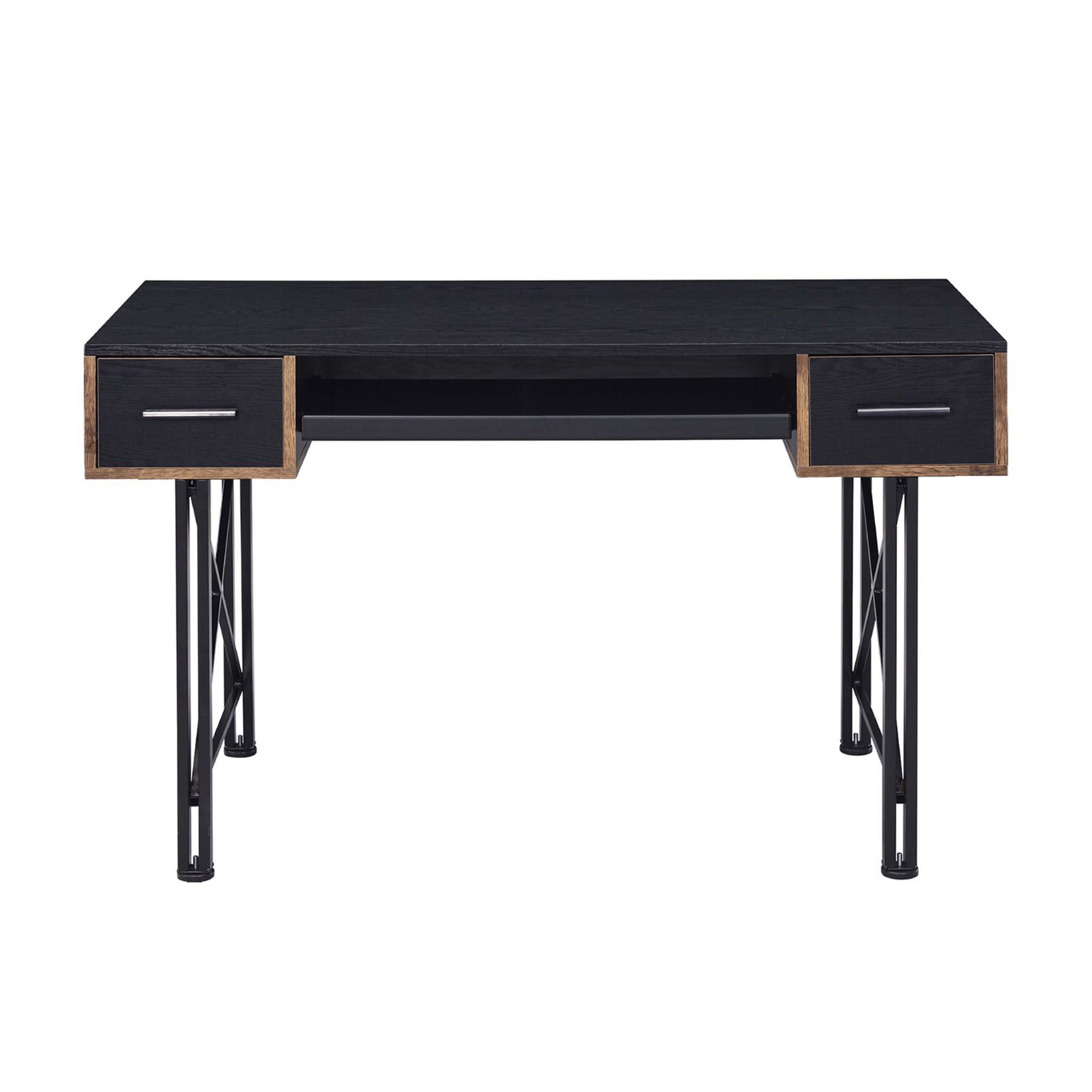 Rectangular Computer Desk Design 17 Stories Rectangular Computer Desk with 2 Drawers | Wayfair