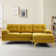 Rhylin 82.7'' Chenille Upholstered Sectional Sofa, Small Comfy Couch with Reversible Chaise for Compact Spaces