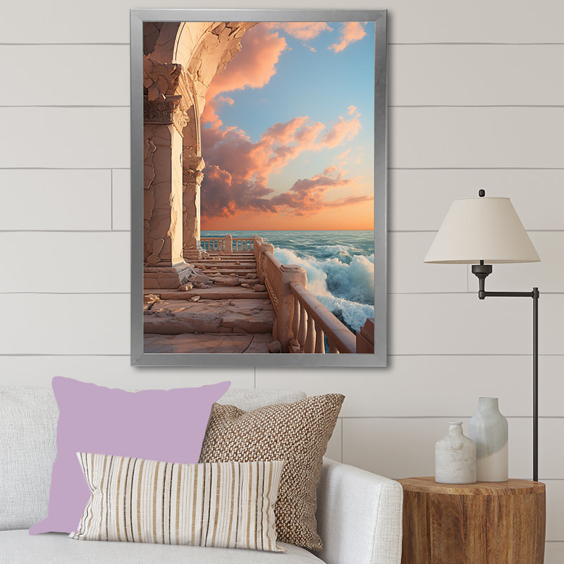 Décoration murale Echoes Of Magical, Cadre simple argenté, H 32 po x l 24 po x P 1 po
