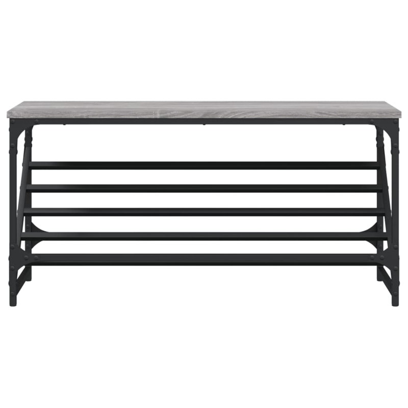 3 Pair Shoe Rack, Grey Sonoma