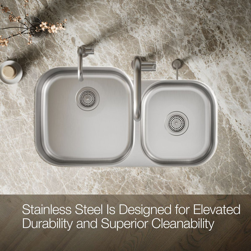 Undertone® 35-1/8" L x 20-1/8" W Undermount Kitchen Sink