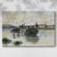 La seine à Lavacourt, 1879 - Toile tendue avec châssis-644042838