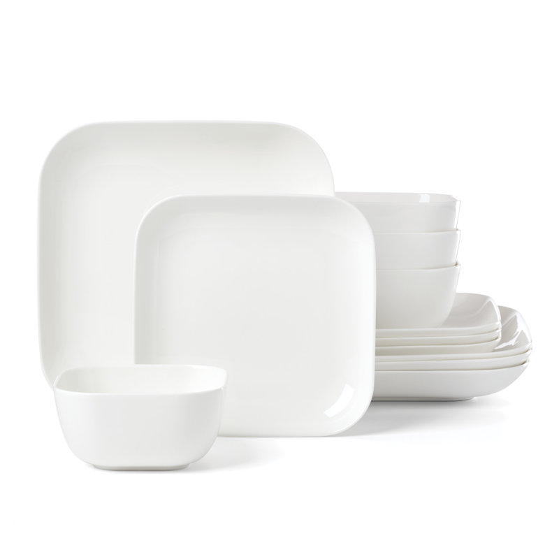 Studio 1414 Square 12 Piece Dinnerware Set