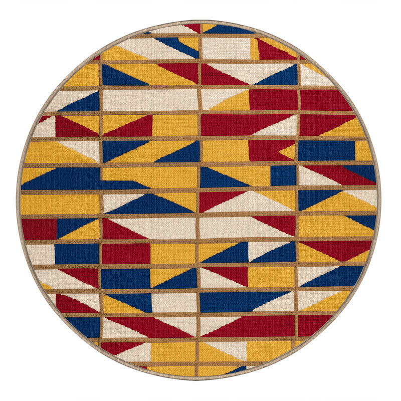Washable Signal flags Nautical Area Rug, Rectangle 2' x 3'