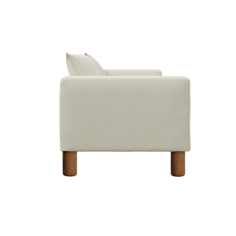 Essential Sofa, Oat Upcycled Poly, Cylinder