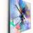Abstract Creative Blue Flower Wall Clock-1709122645