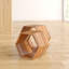 Aldous Solid Wood Floor Shelf Nesting Tables