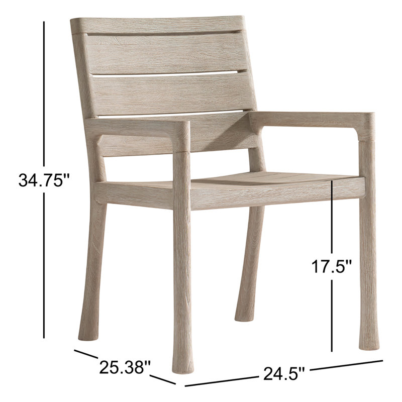Marco Outdoor Teak Dining Armchair