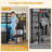 Low Loft Bed Twin Size With Stairs,7 Drawers, Bookcase And Led Lights, Black-557267321