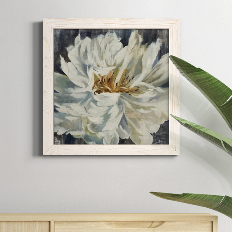 «Late Bloomer», reproduction sur toile encadrée, H 17 po x l 17 po x P 1,5 po, Cadre blanc