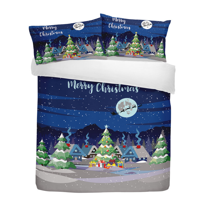 Reese Duvet Cover Set with Pillowcases Included, Double Duvet Cover (200 x 200cm)