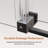 56"-60" W X 60" H Frameless Single Sliding Shower Door,  5/16" (8Mm) Thickened Upgrade Tempered Glass Door, Smooth Roller Stainless Steel Hardware, Reversible Mounted Modern Bathroom Enclosure-114358865