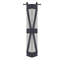 Porte de grange pliante en bois massif de style K avec trousse de quincaillerie - assemblage requis-101127220-101127227