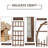 58.1'' W x 23.2'' D Solid Wood Arbor in Brown-123243893