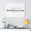 Beautiful In It's Time Ecclesiastes 3:11 - Wrapped Canvas Print-1663328011