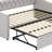 Twin Size Upholstered Daybed With Pop Up Trundle-99051673