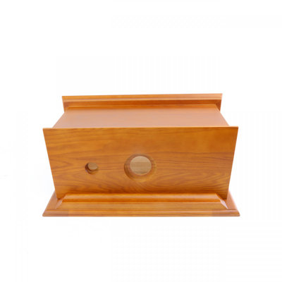 Light Oak Wood Flat Panel Tank for High Tank Toilet