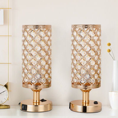 Dealia Metal USB Table Lamp