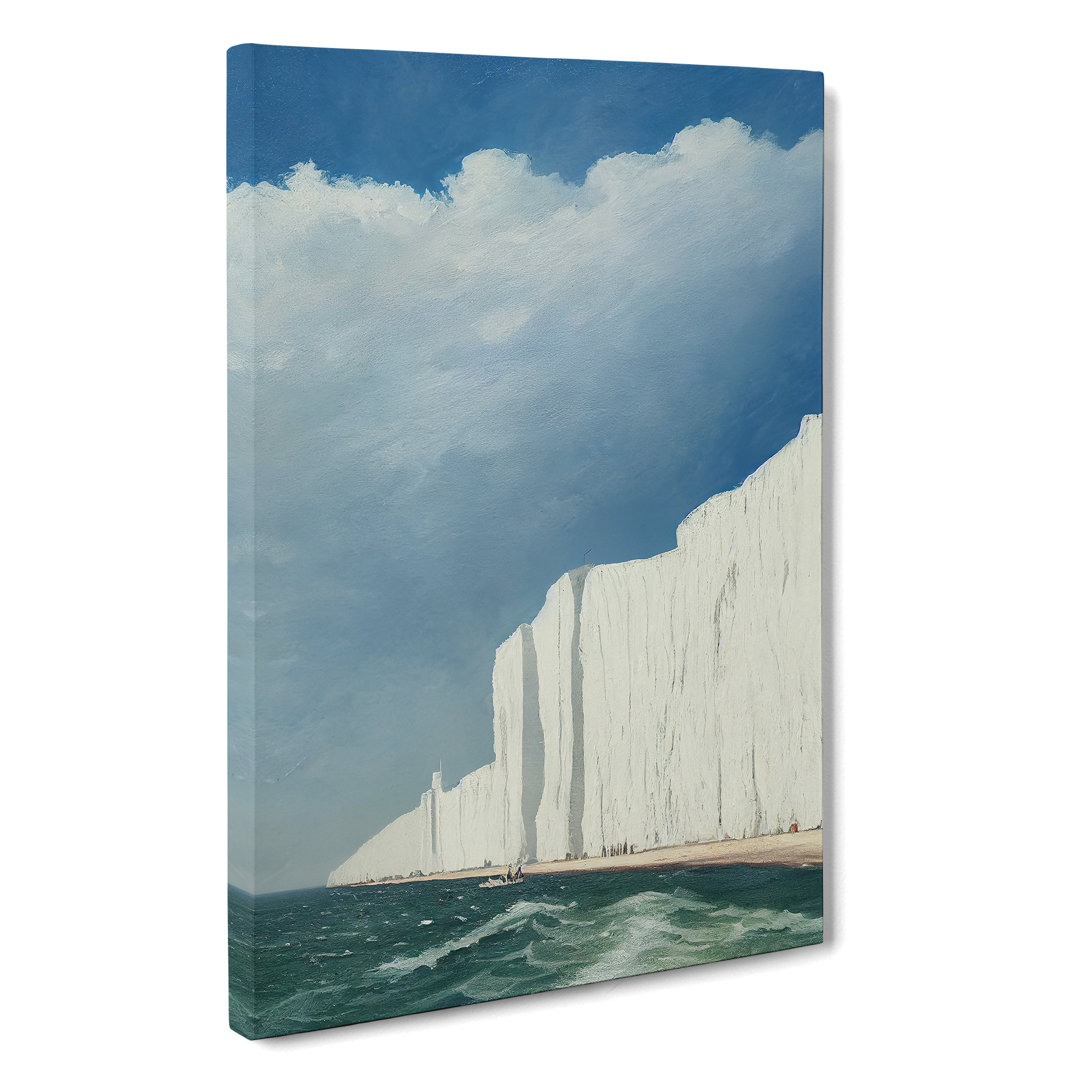 White Cliffs Of Dover Landscape - Wrapped Canvas