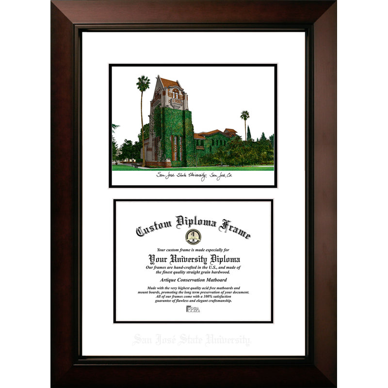 NCAA San Jose State University Legacy Scholar Diploma Picture Frame
