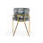Cateisha 19'' H Velvet Upholstered Armchair