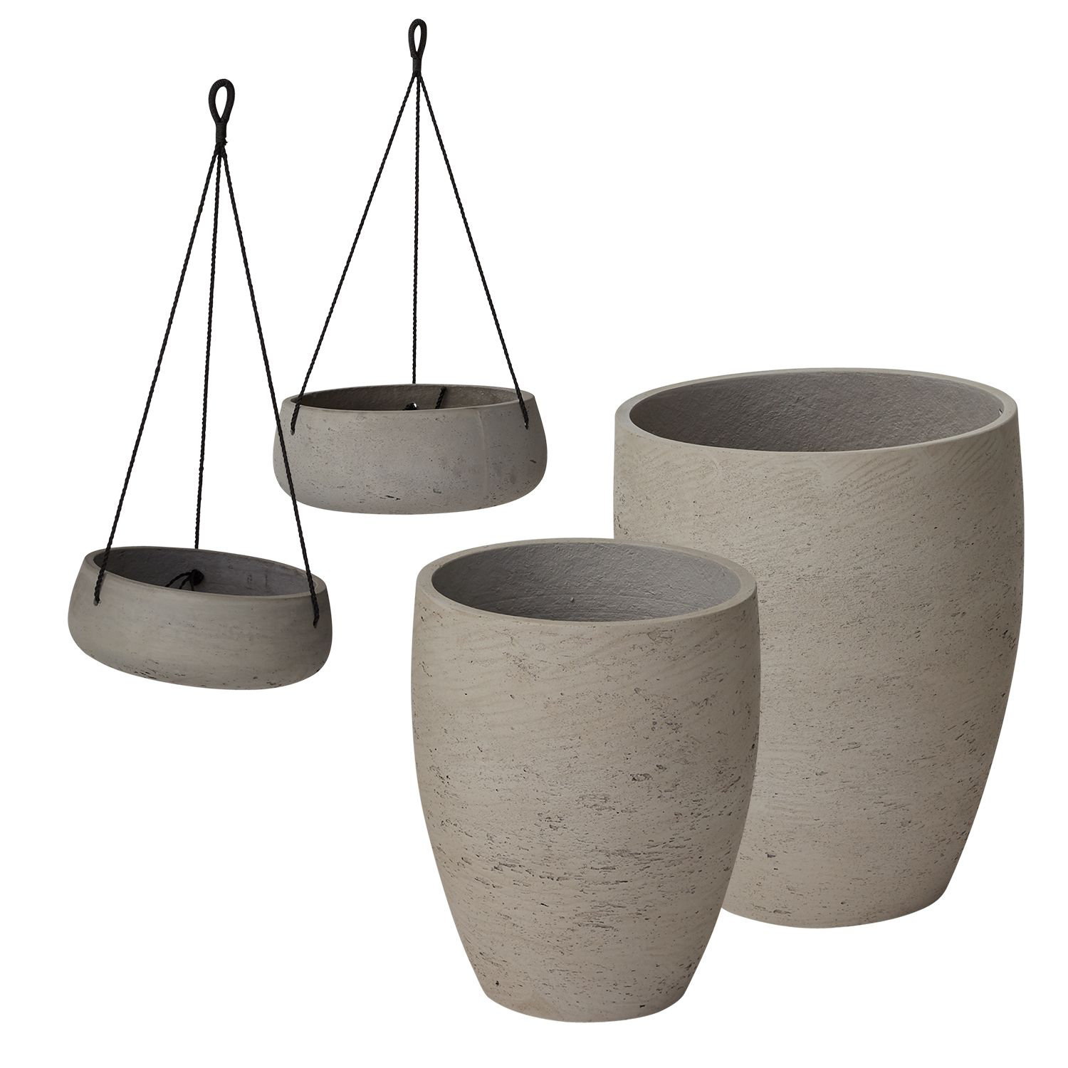 Daril 14" Pot Planter, 17.25" H x 14" W x 14" D