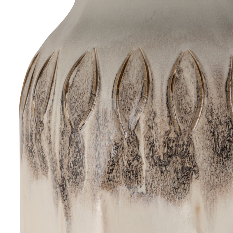 Kaya Ceramic Floor Vase, Small, 24" H x 7.5" W x 7.5" D