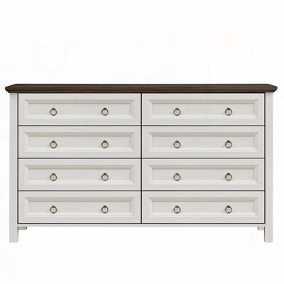 Farmhouse 8 Drawers Dresser Chests