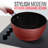 Nutrichef Saucepan Pot With Lid - Non-Stick High-Qualified Kitchen Cookware, 1.7 Quart (Works With Model: NCCW11RDD)