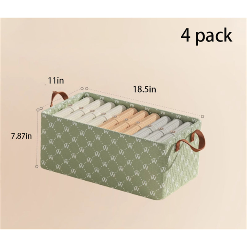 Boîte de rangement pour vêtements Bungalow Rose