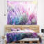 Tapisserie lavande et florale en fleur-28501814