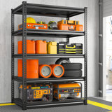Orra 72" H Heavy-Duty Garage Shelving with Adjustable Shelves,Shelving Unit for Garage, Pantry & Storage