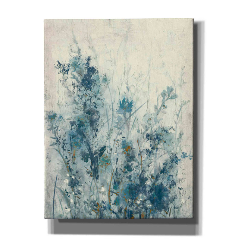 «Blue Spring I» par Tim O’toole, art mural sur toile, H 16 po x l 12 po x P 0,75 po